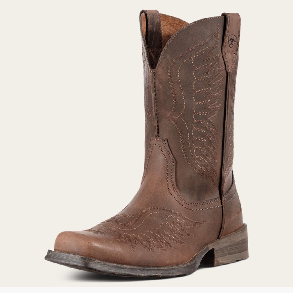 Ariat Brown Leather Cowboy Boots